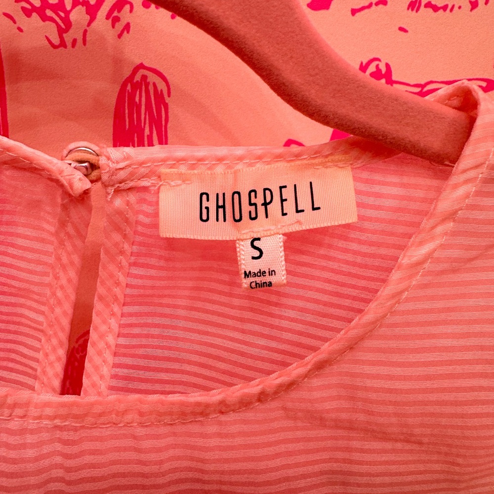 Chopova Lowena Pink Ruffle Blouse - Picture 6 of 6